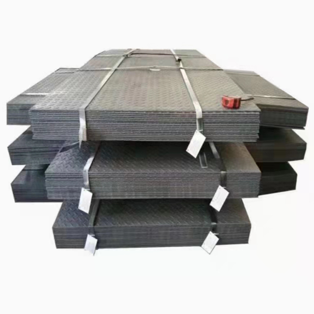 Ms S235 Chequered Roof Sheets Weight 4.5mm Anti-slip Mild Steel Checkered Floor Plate