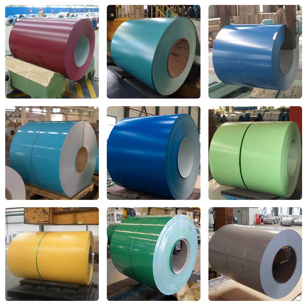 Factory Manufacture PPGI Color Coated and Prepainted Steel products in coil for metal roofing sheet