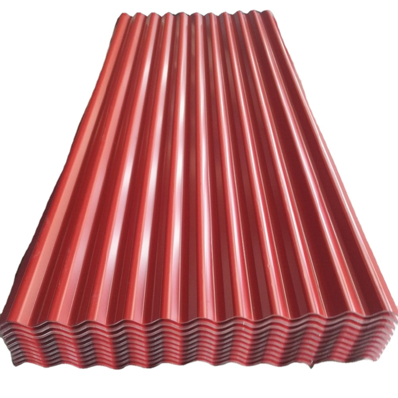 4x8 Galvanized Corrugated Sheet Metal Zinc Color Roofing Sheet Steel