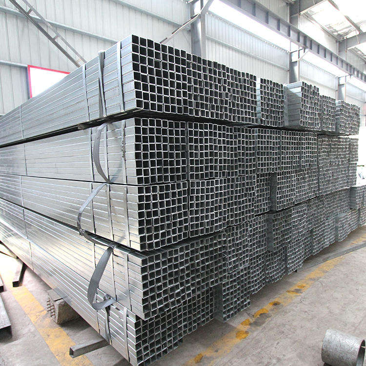 Q195 DN80 Low Carbon Steel Hot Dip Galvanized Coating Square Rectangular Tube Ms Gi Hollow Section Steel Pipe tube