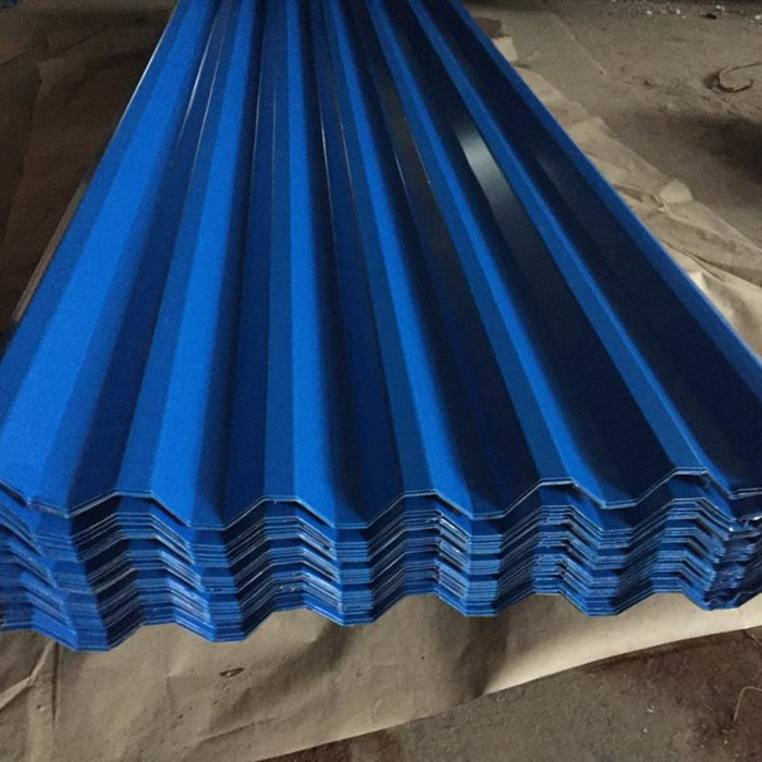 ASTM DIN JIS 0.14-0.2 Mm APVC UPVC 22 Gauge 4x8 Cold Rolled GI Colored Coat Corrugated Zinc Metal Galvanized Steel Roofing Sheet