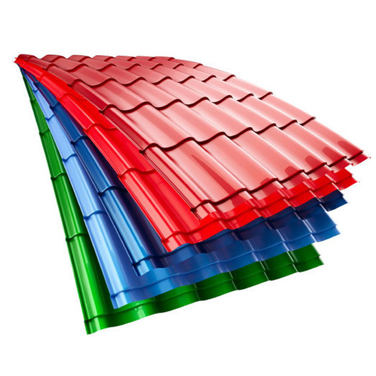 ASTM A36 0.14mm-0.20mm Cold/hot Rolled Colour Coated Corrugated Steel Roofing Sheet